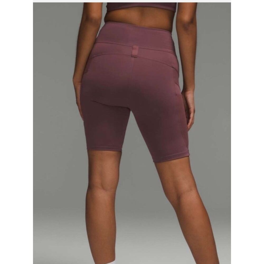 Lululemon Super High Rise Dark Oxide Hiking Shorts - Picture 5 of 7